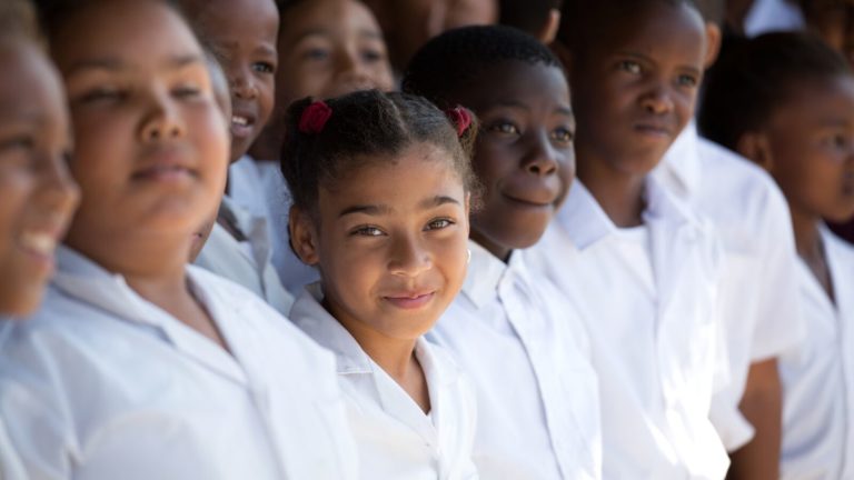 Students from a data-driven school in South Africa