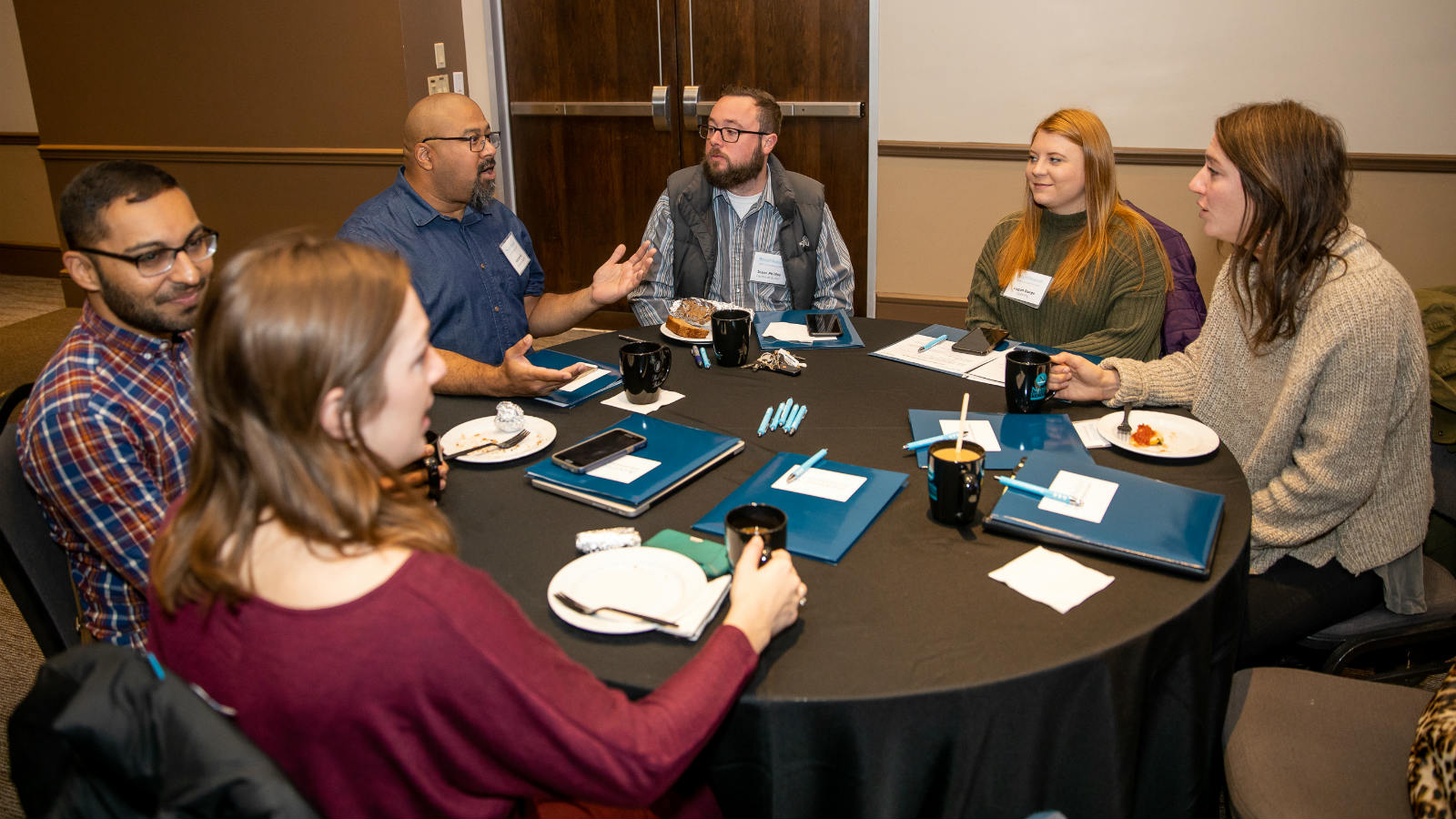 A coaching circle at a Good Measure event