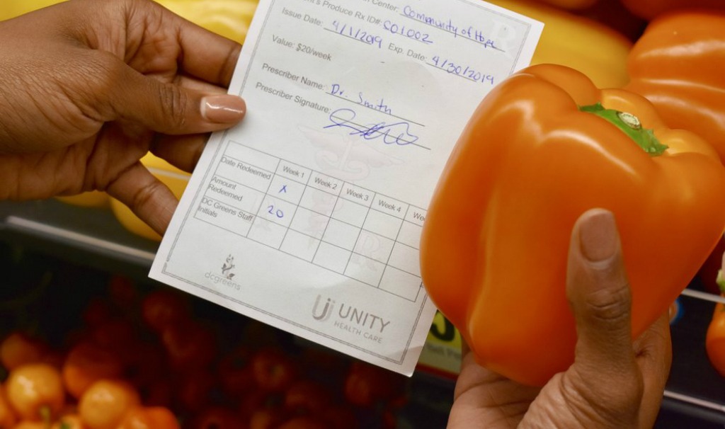 Prescription for fruits and vegetables