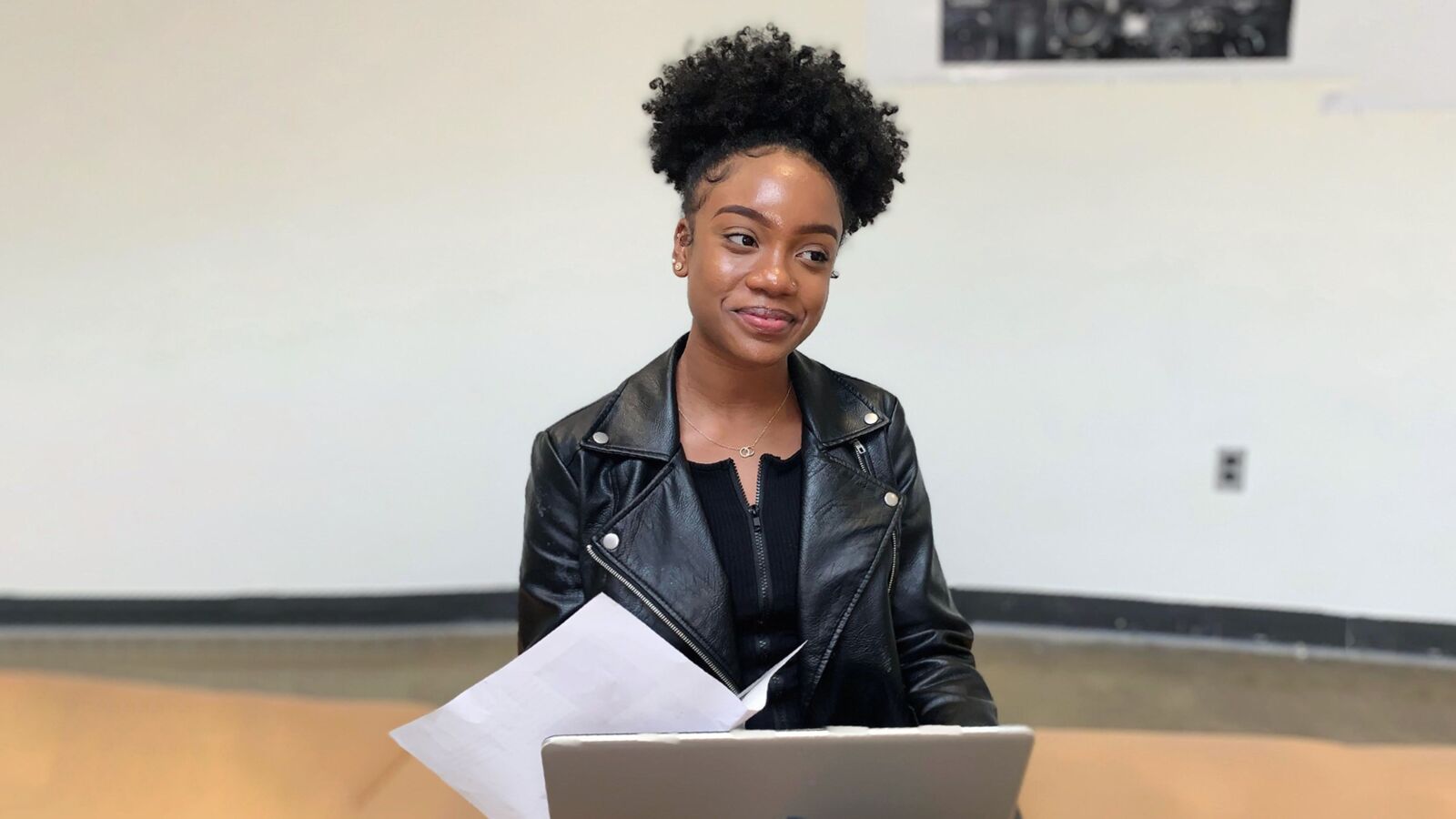 An OppNet student participates in the organization's college and career success programs. The organization recently launched a new initiative called UninterruptED to provide virtual programming to students nationwide.