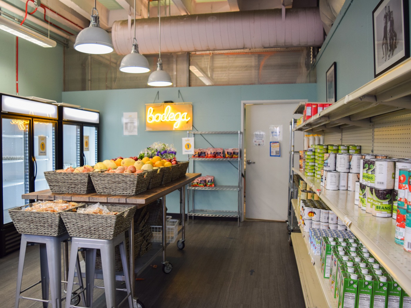 Bodega, the on-campus food pantry at Santa Monica College, is one of Swipe Out Hunger’s partners and provides a variety of food items, prepared meals, and referrals to resources.